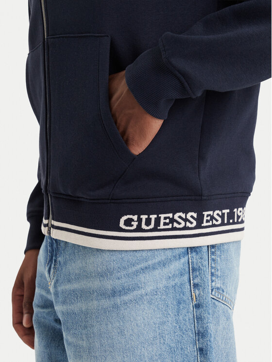 Guess Guess Суитшърт M6BQ48 K6168 Тъмносин Regular Fit