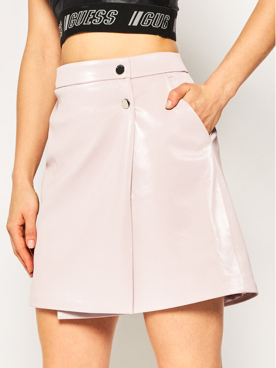 Guess Guess Trapezförmiger Rock Halah W01D20 WCKC0 Rosa Regular Fit