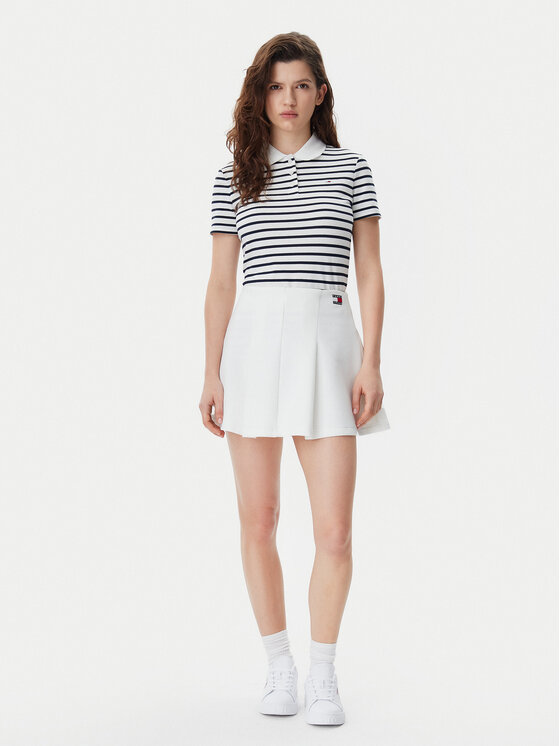Tommy Jeans Tommy Jeans Polo marškinėliai Essential DW0DW20160 Tamsiai mėlyna Slim Fit