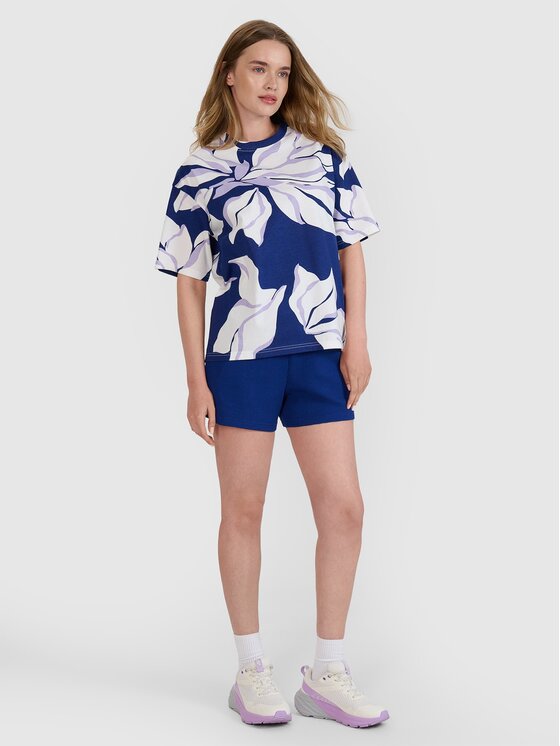 4F 4F T-Shirt 4FRSS25TTSHF2692-91A Kolorowy Oversize