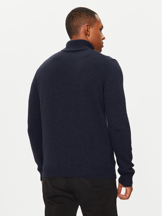 Aeronautica Militare Aeronautica Militare Rollkragenpullover 242MA1485L417 Dunkelblau Regular Fit