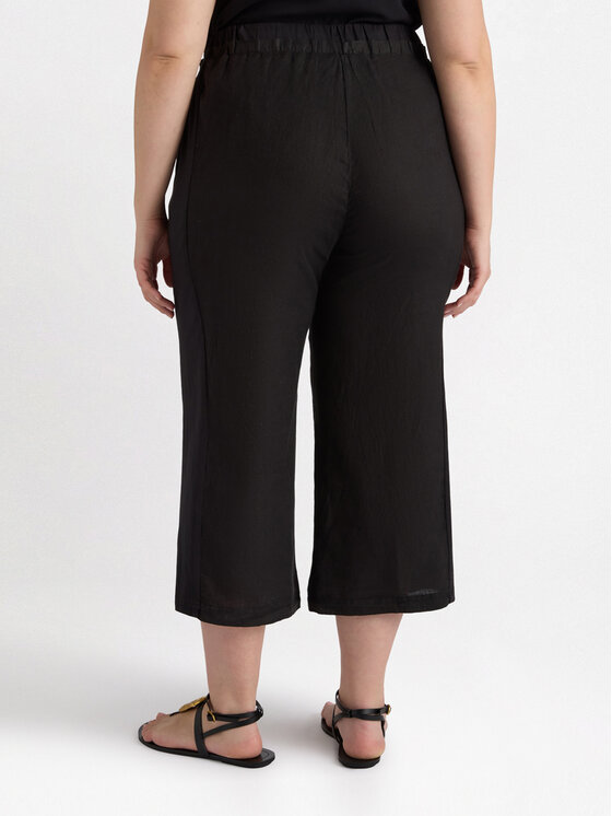 Fiorella Rubino Fiorella Rubino Spodnie materiałowe P143T004864N033 Czarny Regular Fit