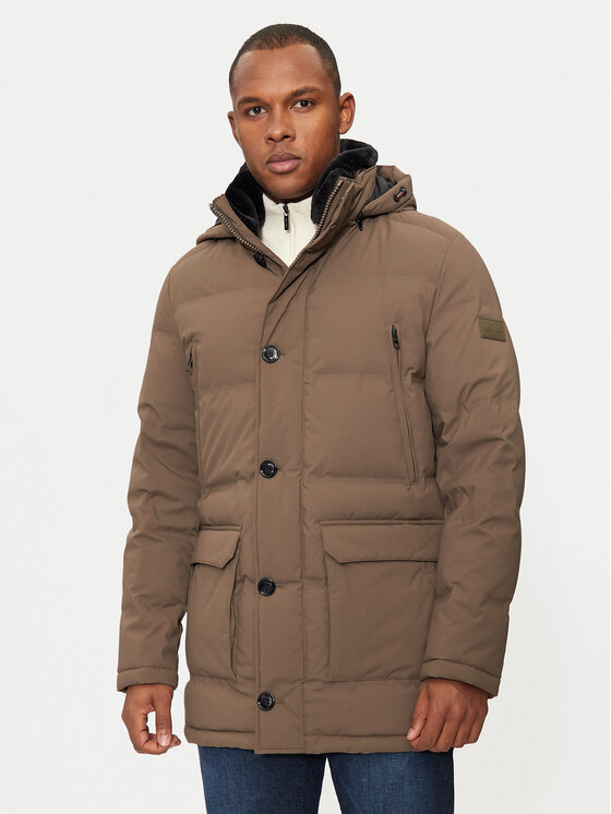 Hechter Paris Vatovaná bunda 50168 142205 Béžová Regular Fit