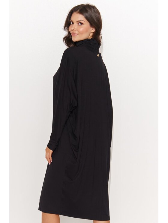 Numinou Numinou Sukienka codzienna NU455 Czarny Baggy Fit