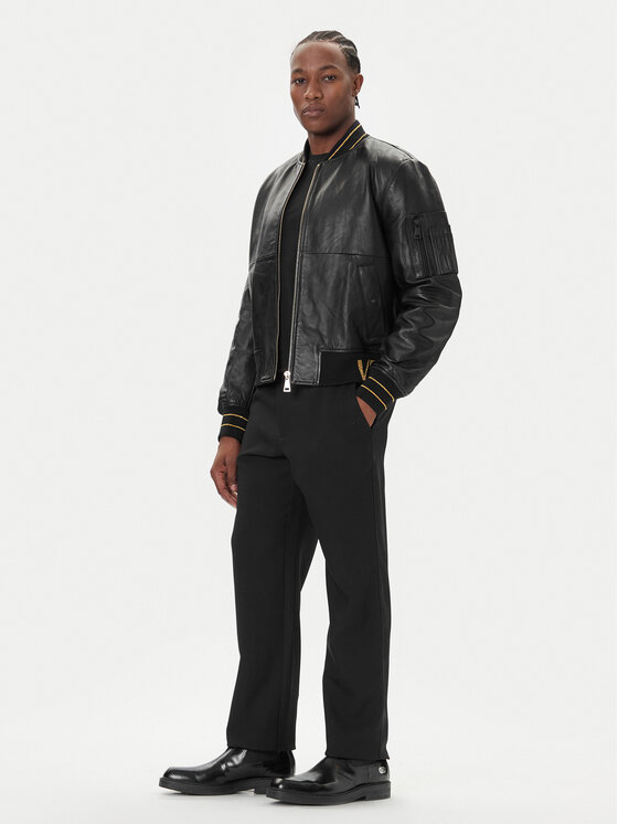 Versace Jeans Couture Versace Jeans Couture Nahkjope 79GAVP06 CPPS3 Must Regular Fit