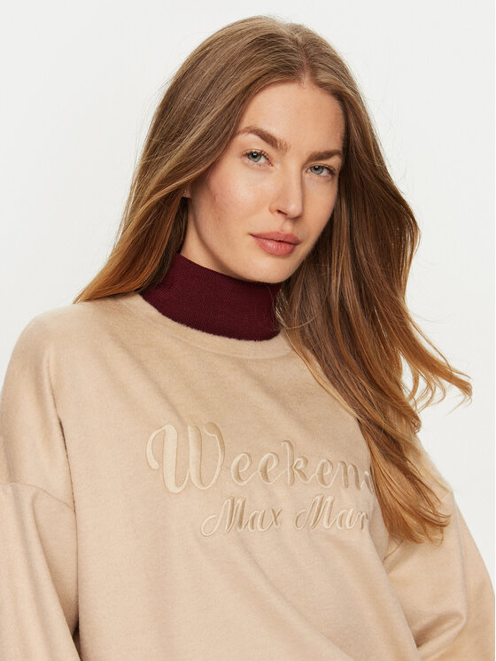 Weekend Max Mara Weekend Max Mara Pulóver Laghi 2425926032 Bézs Relaxed Fit