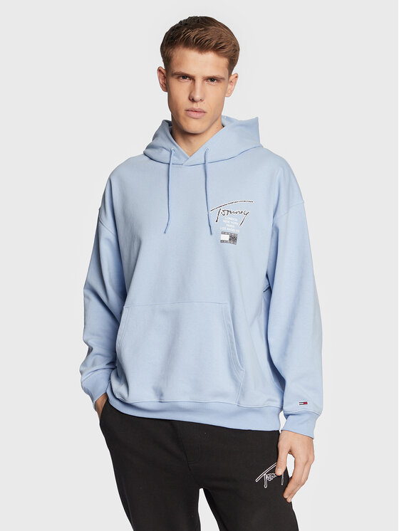 Tommy Jeans Sweatshirt DM0DM15693 Bleu Relaxed Fit | Modivo.fr