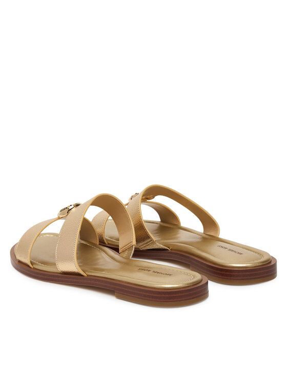MICHAEL Michael Kors MICHAEL Michael Kors Pantoletten Ering Flat 40S6ERFS2M Goldfarben