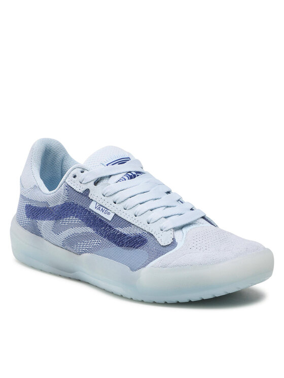 vans blanche et bleu