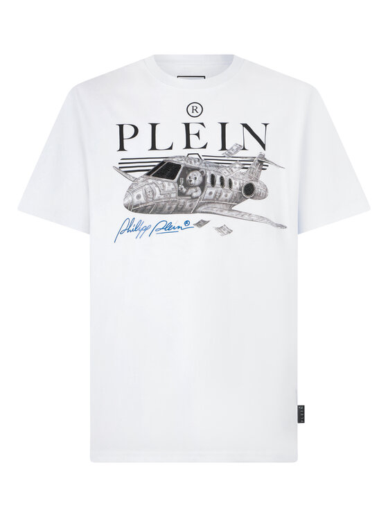 PHILIPP PLEIN PHILIPP PLEIN T-Shirt 31108 Biały Regular Fit