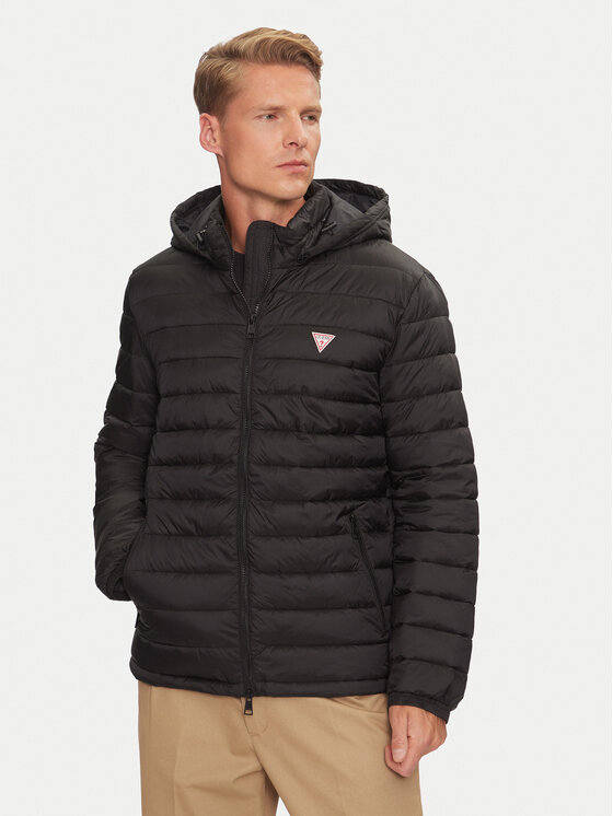 Guess Guess Daunenjacke M4YL99 WG922 Schwarz Regular Fit