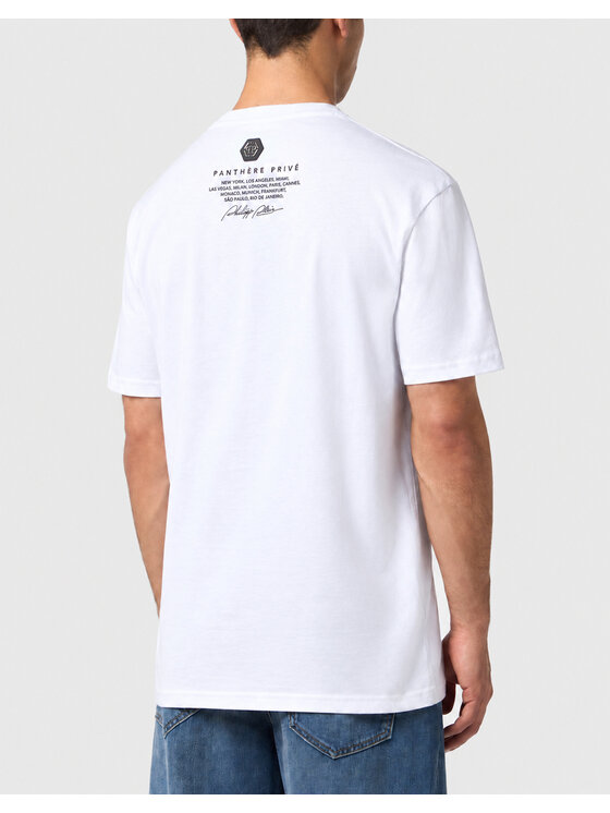 PHILIPP PLEIN PHILIPP PLEIN Tričko 32091 Biela Regular Fit