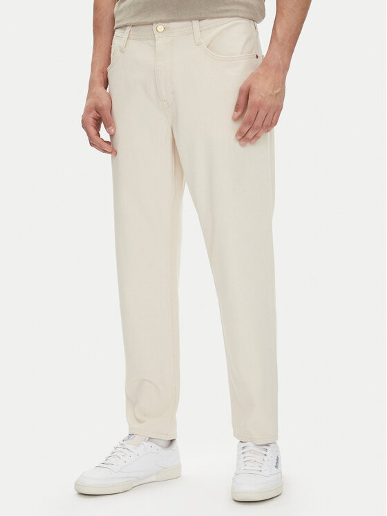 Mustang Blugi Denver 1016435 Écru Tapered Fit