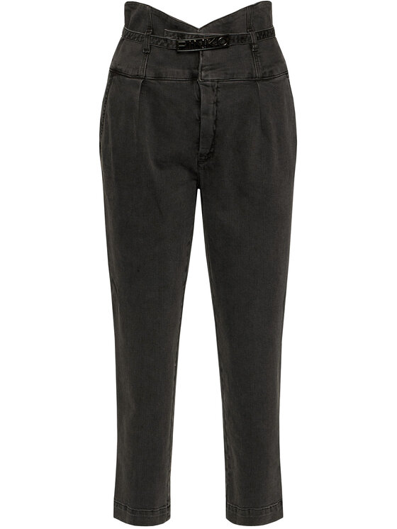 PINKO Pinko Straight Fit Farmer Ariel AI 20-21 PDEN 1J10GP Y6FG Fekete Straight Fit