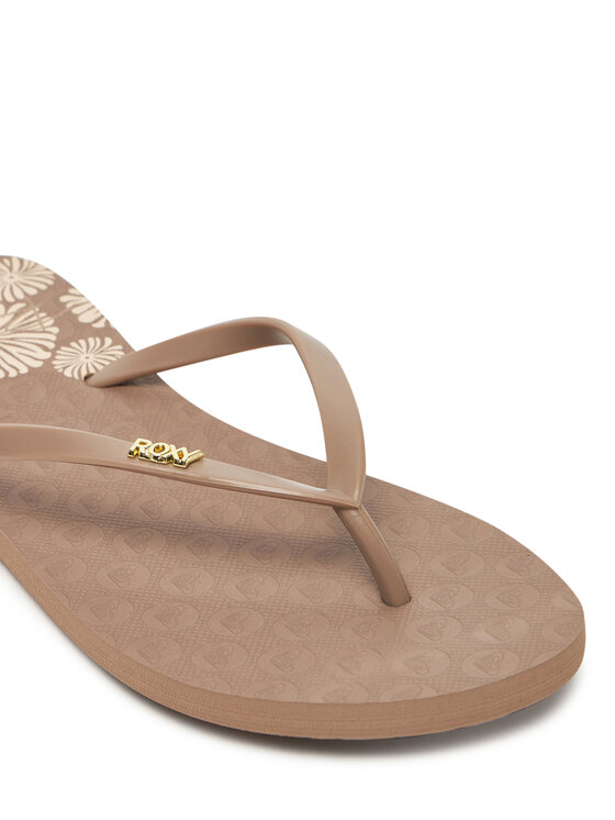 Roxy Roxy Šlepetės per pirštą ARJL100950 Ruda