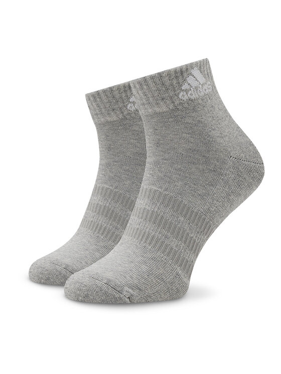 adidas adidas Rövid zoknik Cushioned Sportswear Ankle Socks 3 Pairs IC1281 Szürke