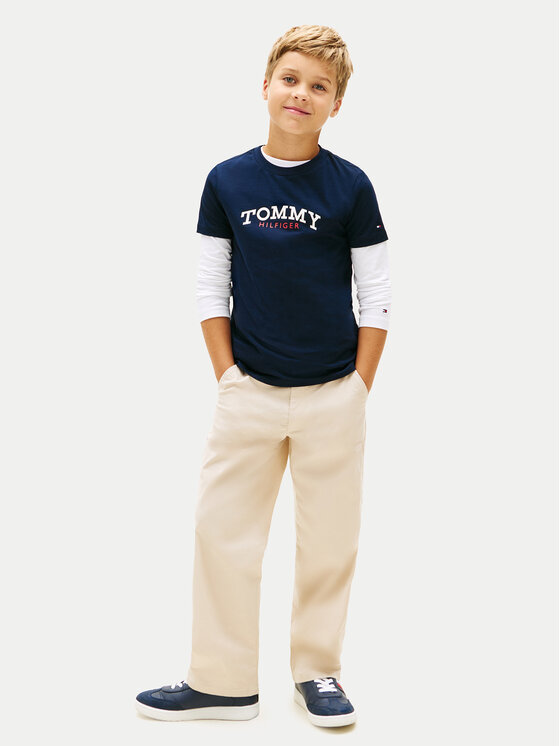 Tommy Hilfiger Tommy Hilfiger Póló KB0KB10263 Sötétkék Regular Fit