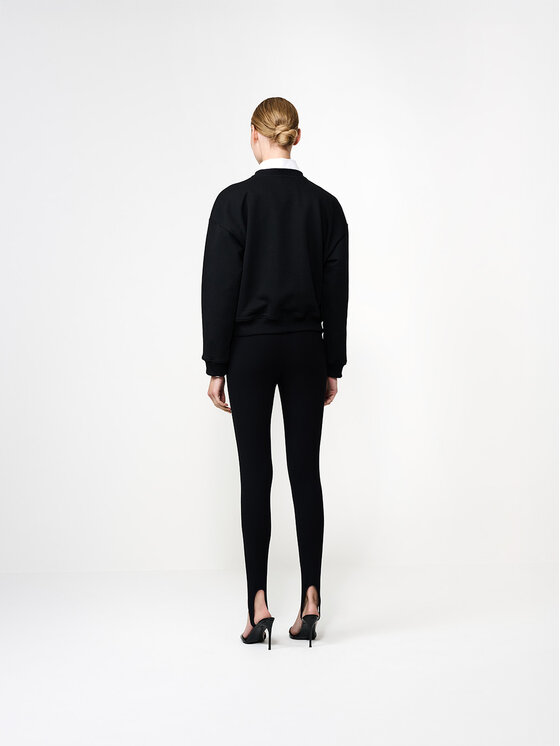 La Mania La Mania Felpa MEA Nero Classic Fit