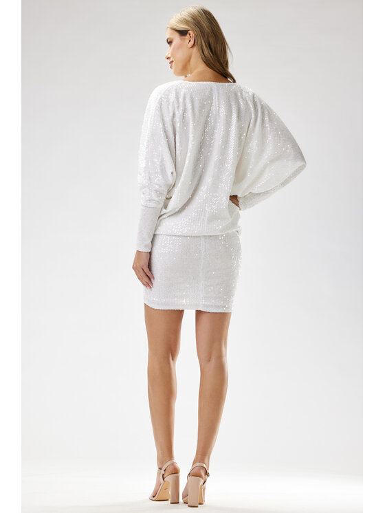 Awama Awama Abito da sera A700 Bianco Basic Fit