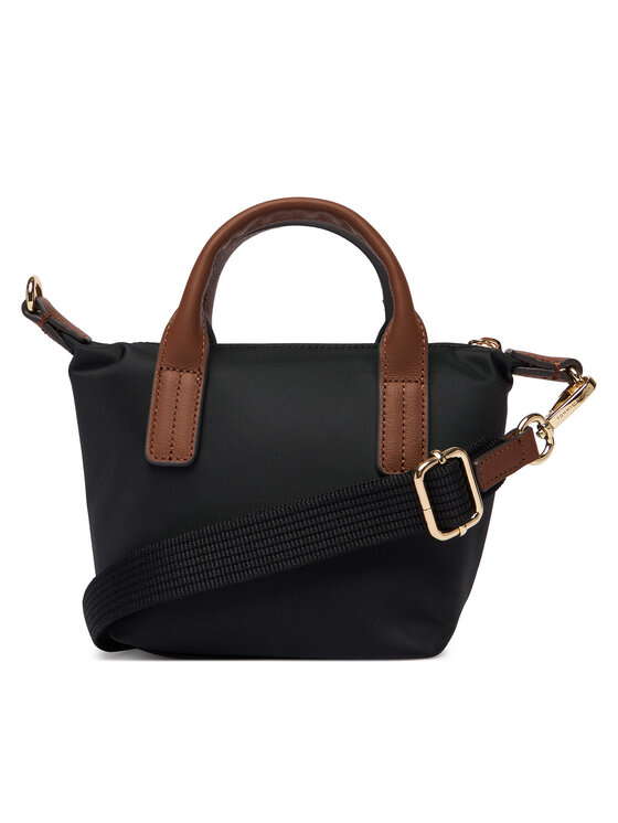 Tommy Hilfiger Tommy Hilfiger Kabelka Popette Micro Tote AW0AW18368 Čierna