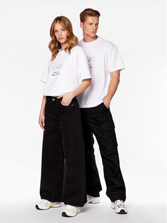 2005 2005 Тишърт Unisex Jesus Бял Regular Fit