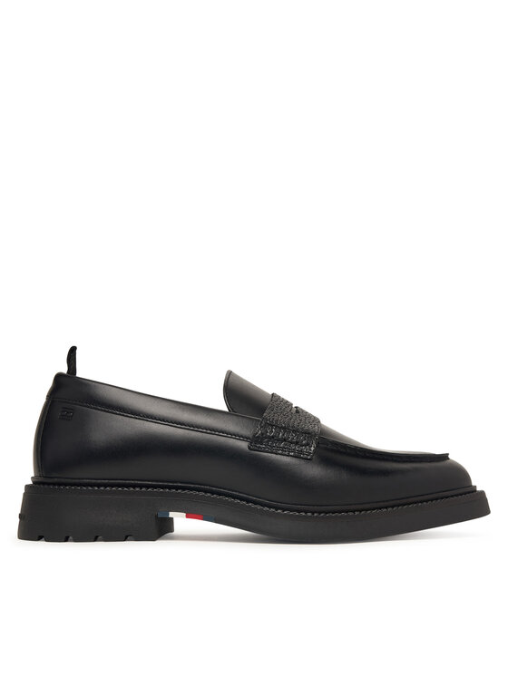Tommy Hilfiger Tommy Hilfiger Loaferai Corporate Casual FM0FM05968 Juoda