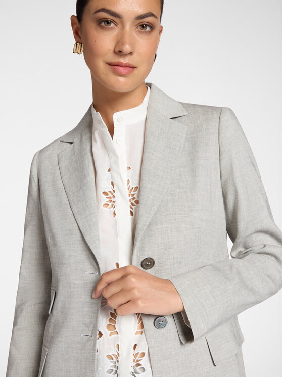 Elena Mirò Elena Mirò Giacca di transizione Q142P100086N053 Grigio Regular Fit