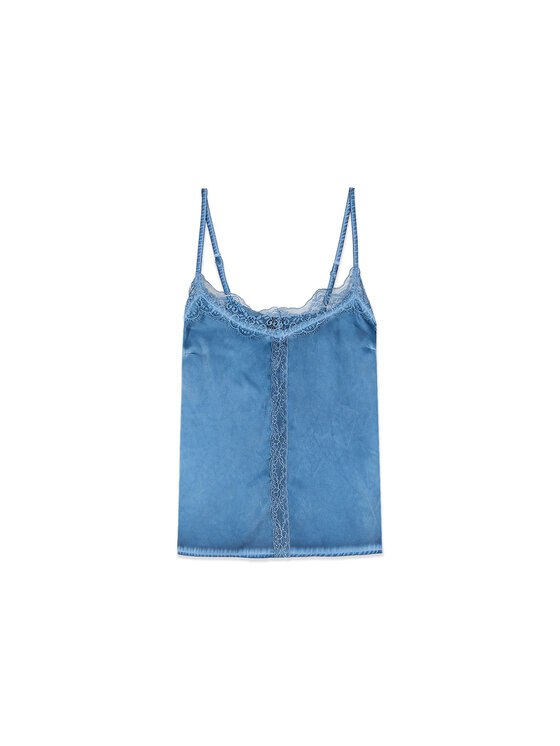 Oltre Oltre Bluzka 2156R003262N024 Turkusowy Regular Fit