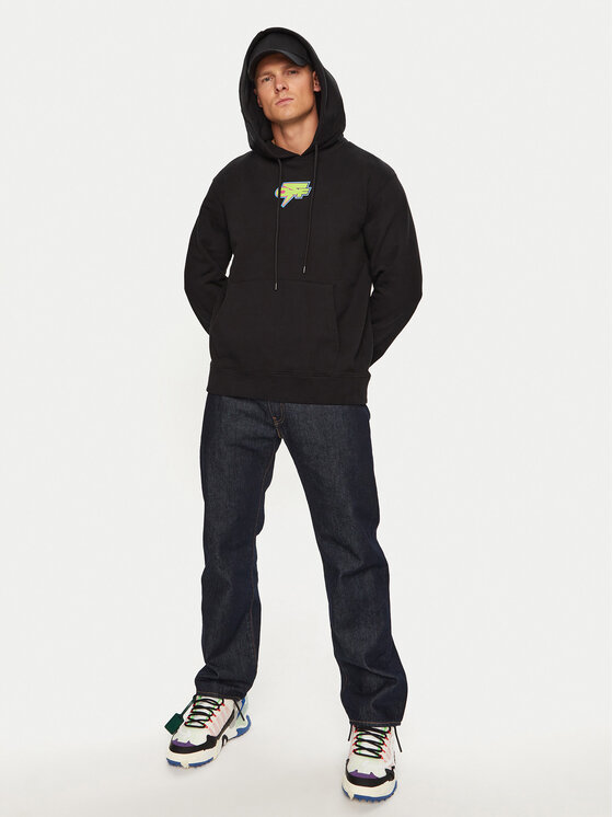 Off-White Off-White Μπλούζα OMBB097F22FLE0061070 Μαύρο Regular Fit