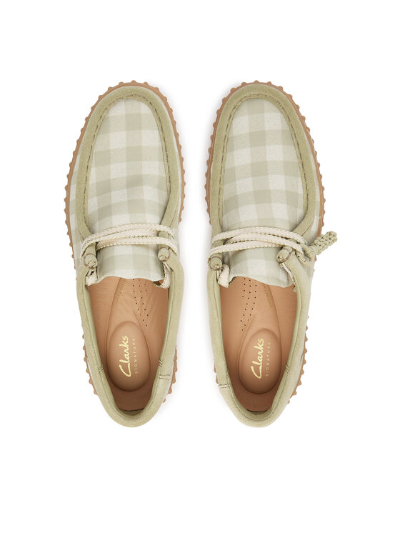 Clarks Clarks Nizki čevlji Torhill Bee 26186299 Zelena