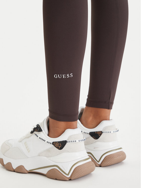 Guess Guess Legginsy V6RB11 KD952 Brązowy Slim Fit
