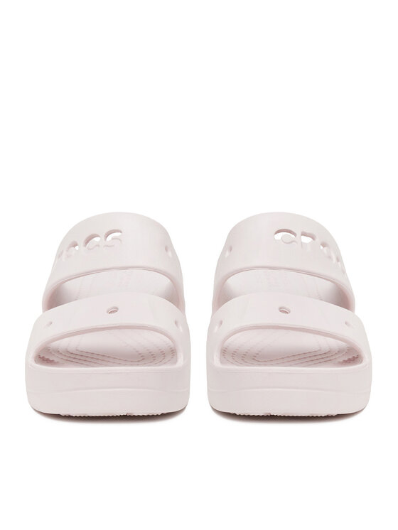 Crocs Crocs Παντόφλες BAYA PLATFORM SANDAL 208188-6PI Ροζ