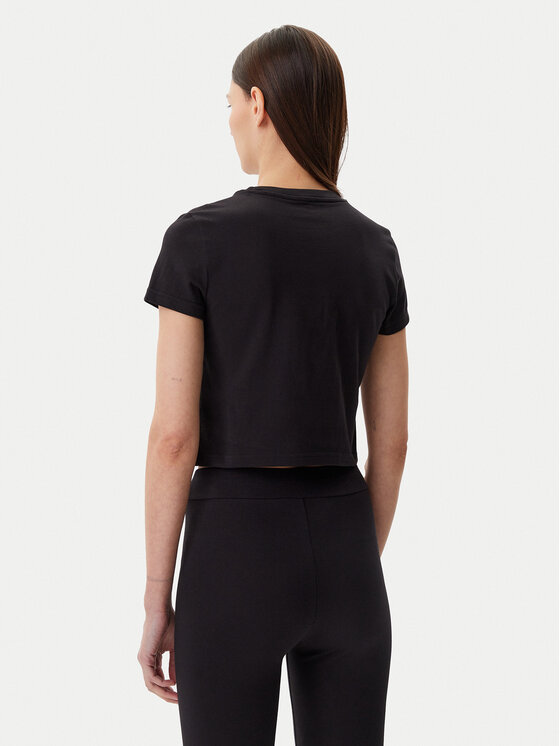 Puma Puma Tričko Ess Cut-Out 631164 Čierna Slim Fit