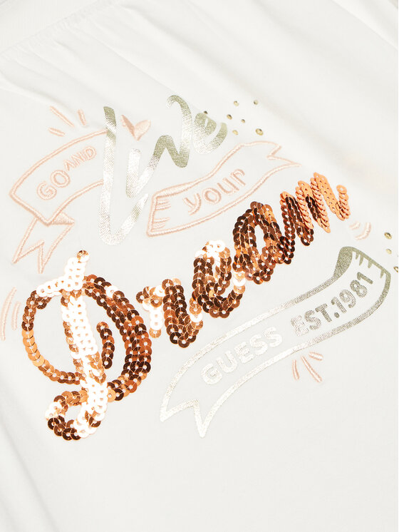 Guess Guess T-Shirt J3GI15 K6YW1 Λευκό Regular Fit
