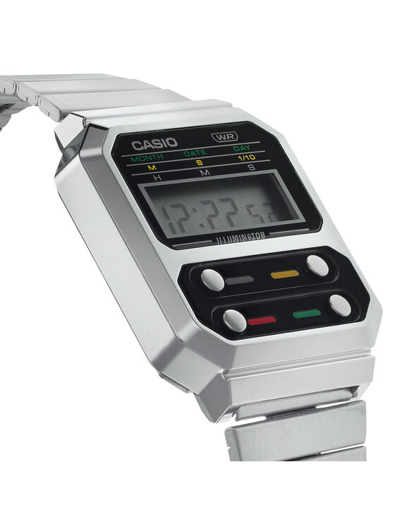 Orologio Vintage A100WE-1AEF Argento