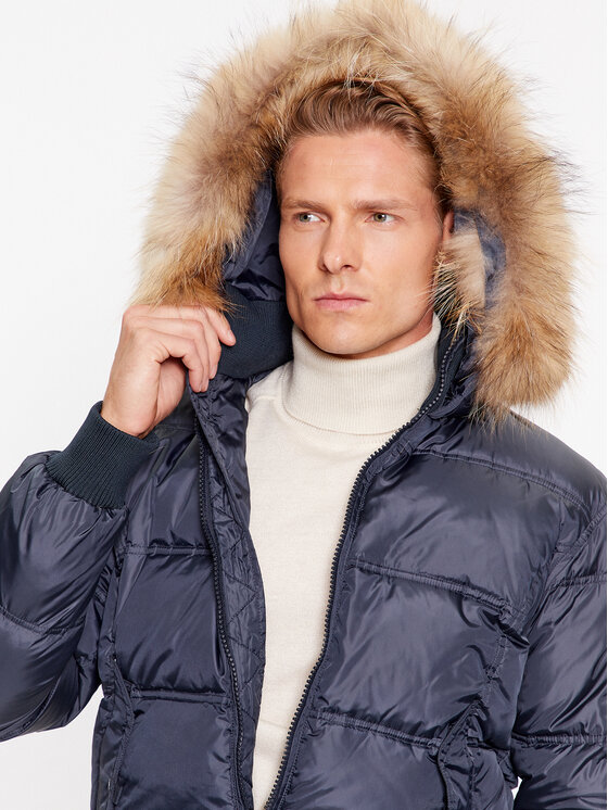 Bomboogie Bomboogie Pehelykabát JM 603P T NIW3 Sötétkék Regular Fit