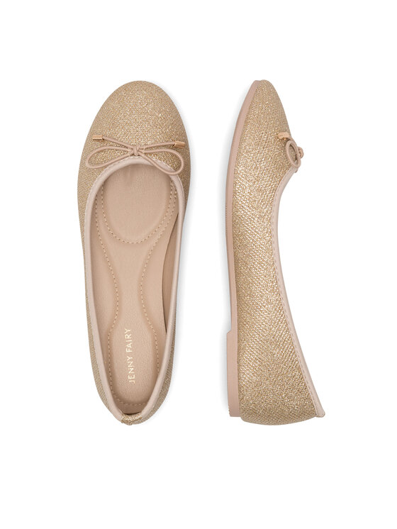 Jenny Fairy Jenny Fairy Ballerinas ELENI TS5682-01 Goldfarben