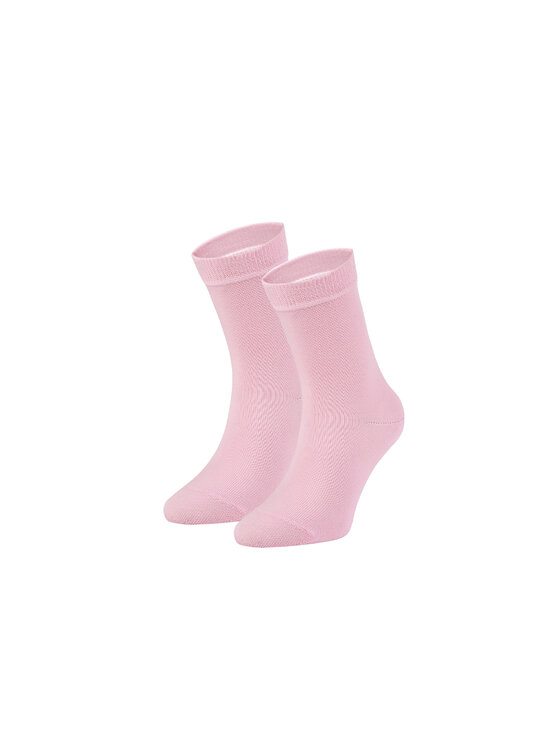 Zooksy Zooksy Skarpety Wysokie Dziecięce Basic Różowy