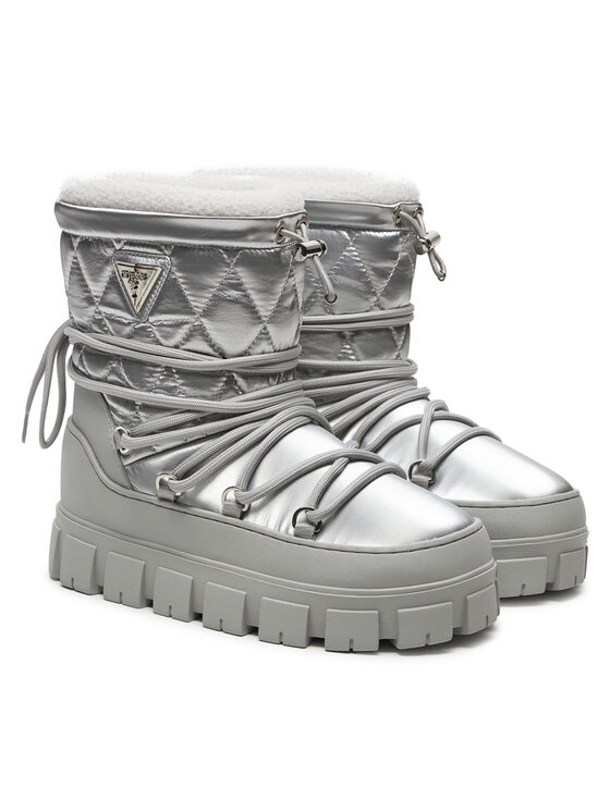 Guess Guess Stivali da neve Uniques FLFUNI LEL10 Argento