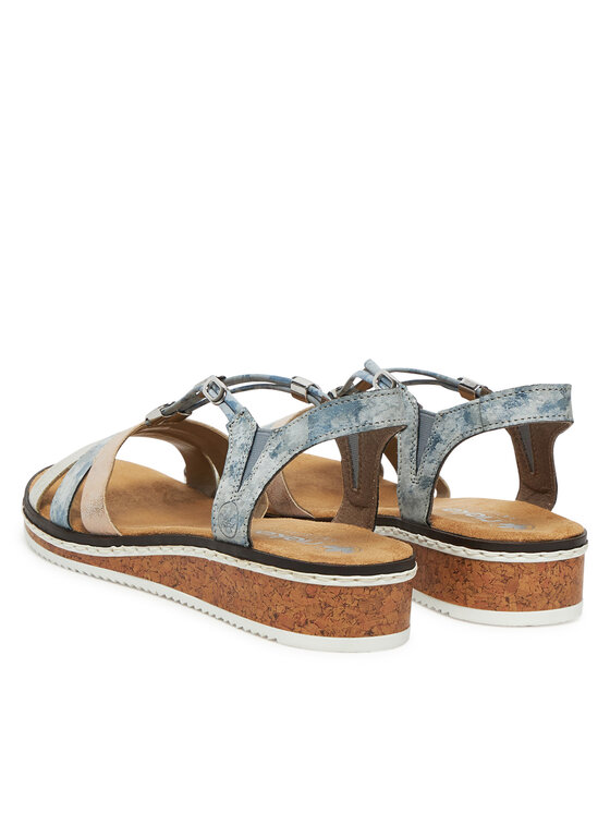 Rieker Rieker Sandalen V36G4-40 Blau