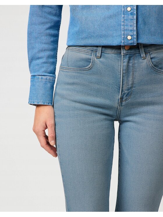 Wrangler Wrangler Jeansy Slim 610 Niebieski Slim Fit