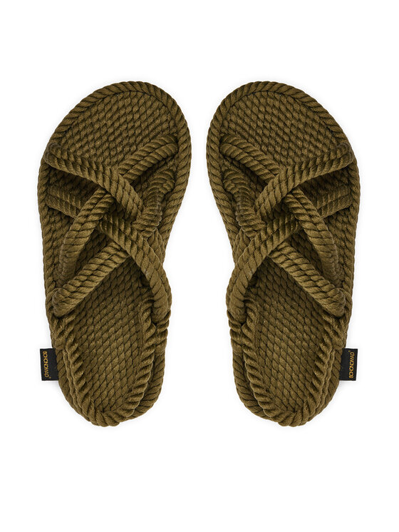 Bohonomad Bohonomad Sandały Bodrum BOD.0011.WRS Zielony