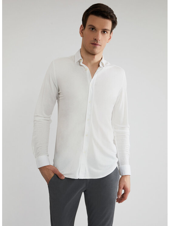 Pako Lorente Pako Lorente Koszula P22SF-1X-041 Biały Slim Fit