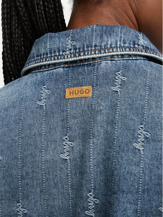 HUGO HUGO Geacă de blugi Glamori_B 50569826 Albastru Regular Fit