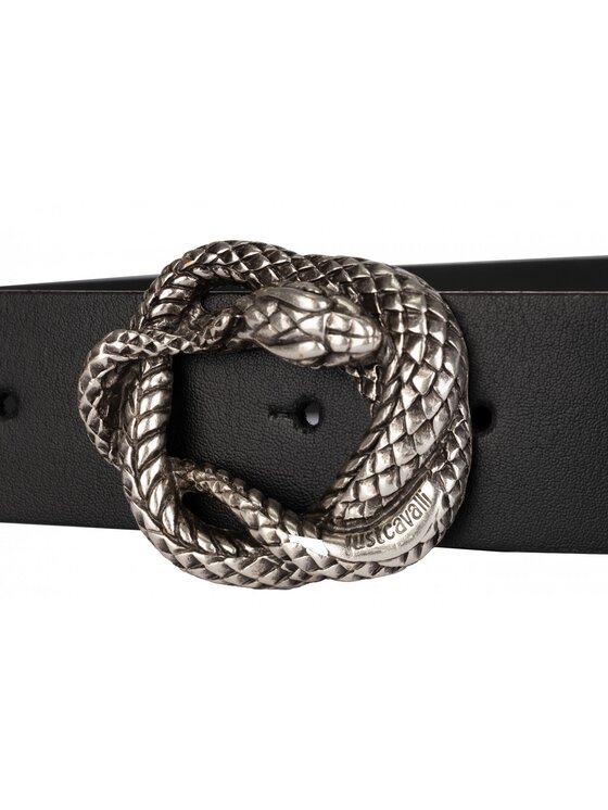 Just Cavalli Just Cavalli Pásek NODO SNAKE Černá