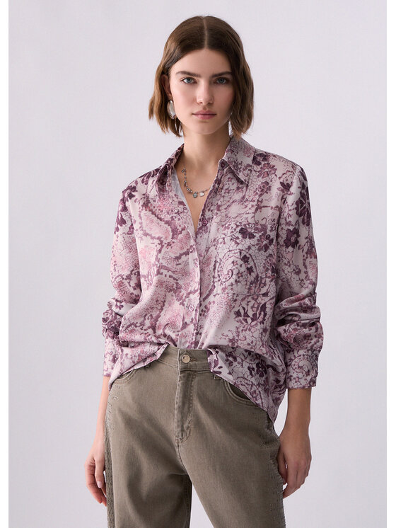 Liu Jo Liu Jo Camicia WF6198TS531L9158 Rosa Regular Fit