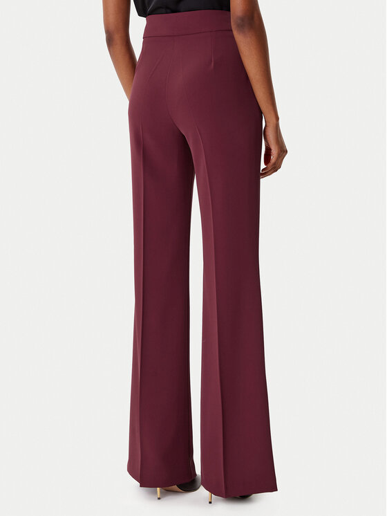 Artigli Artigli Hlače iz tkanine ACPA002994 Bordo rdeča Regular Fit