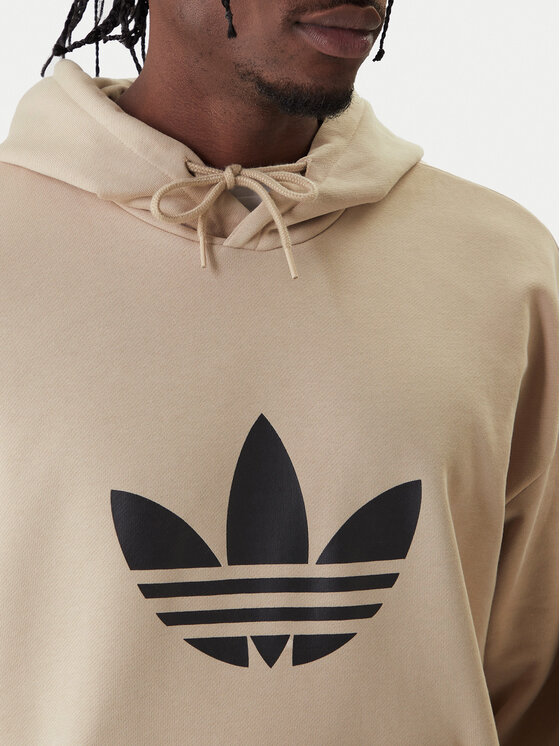 adidas adidas Суитшърт adicolor Trefoil KE0878 Бежов Loose Fit