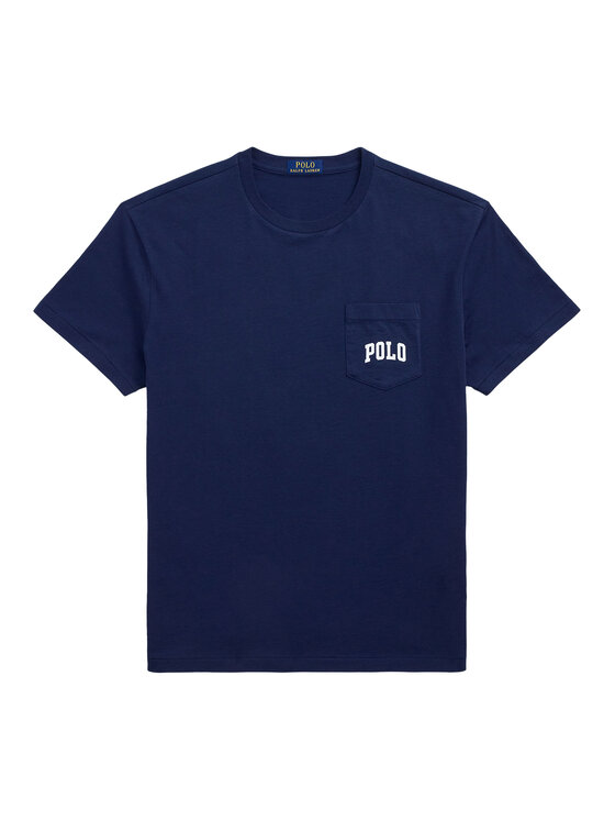 Polo Ralph Lauren Polo Ralph Lauren T-Shirt 710974585001 Σκούρο μπλε Custom Slim Fit