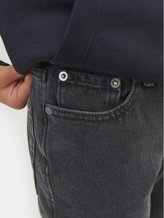 Jack&Jones Junior Jack&Jones Junior Traperice Clark 12237675 Crna Regular Fit